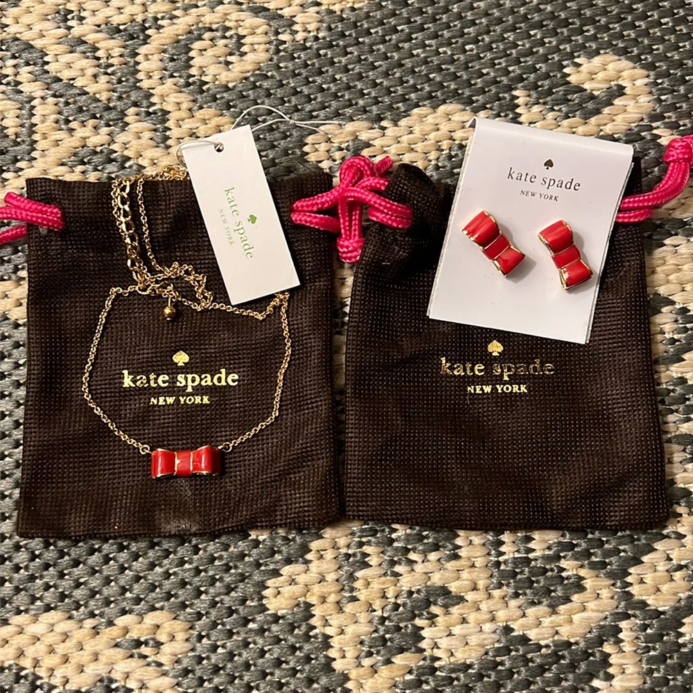 NWT Kate Spade Moon River Necklace and Earring set